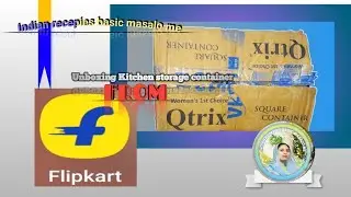 Unboxing📦 Flipkart kitchen accessories-storage container@My_Kitchen_With_Indianrecp🔥#trending#video