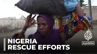 Flooded Nigerian city: Infrastructure damage hampering rescue efforts