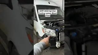 Bleeding 2019-2023 Sprinter Cooling System #mercedessprinter #mechanic #mercedesbenzsprinter #diy