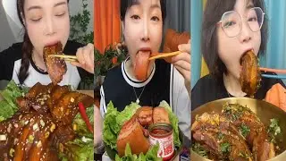 spicy mukbang eating challenge eating sounds asmr delicious chinese eating 