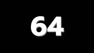 64 Second Countdown Timer With Sound Effect