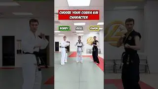 Choose Your Cobra Kai Character | Axel Kovacevic #shorts #martialarts #cobrakai
