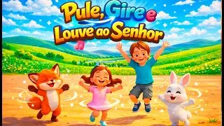 Pula, Gira e louve ao Senhor - Músicas Gospel Infantil {Clubinho dos Anjinhos}