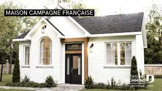 Plan de maison d'inspiration campagne fran&ccedil;aise de Dessins Drummond (plan 2327)