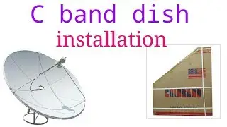 C band dish installation hindi me sds teach