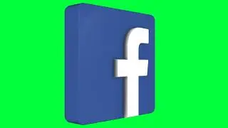 Facebook Green Screen Logo Loop Chroma Animation