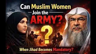 Can a muslim woman join the army? When is it mandatory 4 everyone to fight the enemy Assim al hakeem