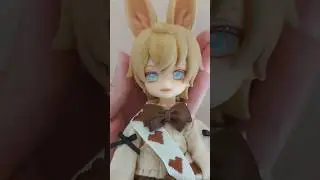 BJD Doll Repaint Tutorial Custom OOAK UF Doll #bjdfaceup #kikagoods #unboxing #dollrepaint #ooakdoll