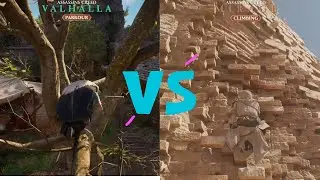 assassin's creed mirage vs valhalla - physics and details comparison