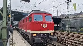 WFL 232 535-5 mit dem Sonderzug anlässlich 834. Hamburger Hafengeburtstag - Ausfahrt in Hamburg Hbf