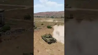Iranian tank fire at passing enemy tank #military #shorts