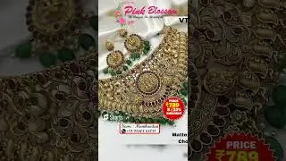 💝New Fancy Earrings,Bridal Set, Chocker Set | Fancy Items Wholesale Market | Pink Blossom #shorts