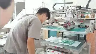 Screen-printed on woven bags Fabric silk screen non woven bag paper bag silk screen printing machine