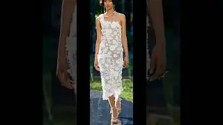 Irish Lace Crochet Dress #crochet #crochetdress #crochetinspo #crochetdesigns