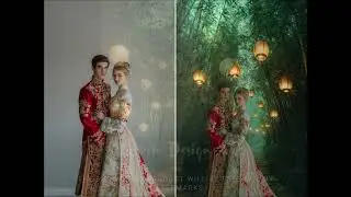 Bamboo Forest Digital Backdrop Lush Greenery Photography Overlay Bamboo Path Photoshop Composite