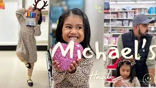 Michael’s Craft Haul | Shopping with Our 3-Year-Old