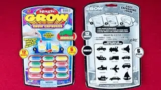 Magic Grow Capsules Vehicles Cars Planes Trains Boats