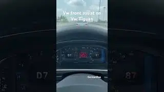 Vw oem Front Assist on vw Tiguan  front assist system with automatic emergency by GERMANDNA.