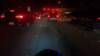 Taking Riley out before it rains! [2004 Yamaha R1 ] Quick Night run