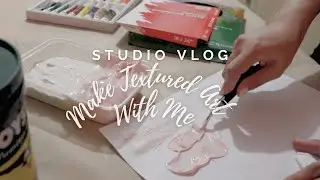 Make Textured Art With Me | Home Decor