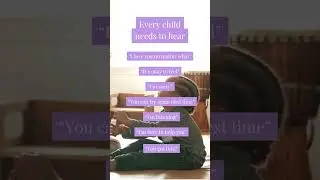 Every child deserves to hear these words #intentionalparenting #empoweredkids #childfocus