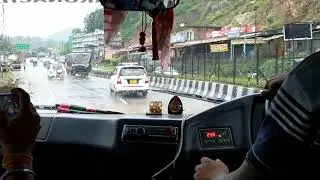 #hill#riskydriving || Risky driving at hilly highway
