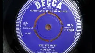 Mod Beat - WINSTON G - Bye Bye Baby - DECCA F 12623 UK 1967 R&B Beat 1965-66 Sound Dancer