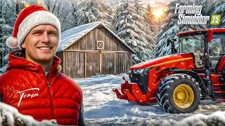 Я провёл 30 ДНЕЙ В ЛЕСУ чтобы СПАСТИ НОВЫЙ ГОД в FARMING SIMULATOR 25