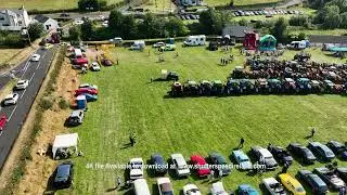 Cars and Tractors at the Cushendall Festival Vintage Rally Co Antrim Northern Ireland 1 4K & HD