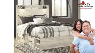 Ashley Cambeck Queen Panel Bed With Side Storage | KEY Home