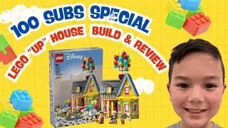100 Subs Special Lego Up House Build and Review 43217