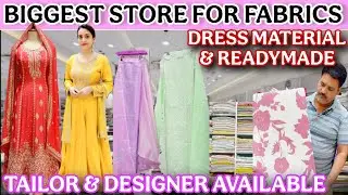 Biggest Store for fabrics - Dress Material, Embroidered Material, Unstitched Suit, Readymade @ESSHVA