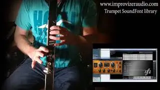 EWI & Improvizer  Jazz Trumpet  SoundFont Library. ARIA Player