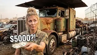 ASMR USA Army Truck Resurrected: Total Rebuild of an Abandoned 2001 Peterbilt 389 