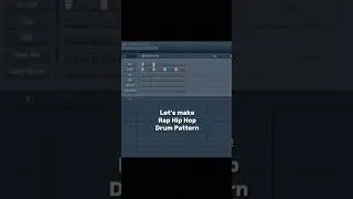 Make Rap Hip Hop Drum Pattern🔥 #shorts #feedshorts #flstudio