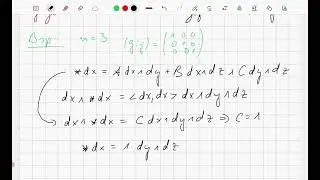 15 | Differenzialformen | Hodge-Operator in beliebiger Metrik (Teil 2)| Beispiel