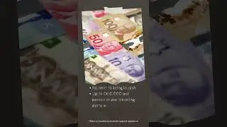 How much cash can you bring to #Canada? #AhmadinCanada #vlogs #shortslog #lifeinCanada #CanadaPR