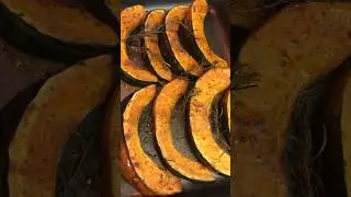Ab&oacute;bora moranga assada no forno com especiarias. Ficou deliciosa. #ab&oacute;bora #aboboboranoforno