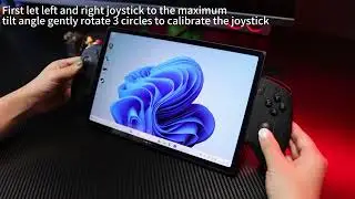 Calibration tutorial for the first connection of joystick to OneXPlayer X1