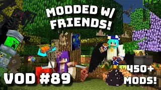 Building The FIRST Zoo Enclosures! - Minecraft Modded | VOD #89