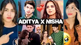 Aditya & Nisha Funny + Cute Moments Reaction | Parineeti Serial l Ashmah