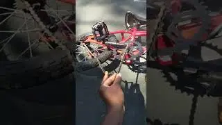 Sometimes you got to become a mechanic to fix your kids toys/ fixing loose bike chain for kids bike