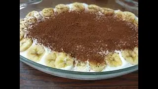 easy no bake banana cold cake /banana cold cake by sehar's kitchen