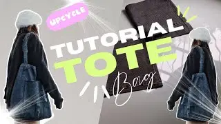Recicla un pantal&oacute;n que ya no usas para hacer una Tote Bag