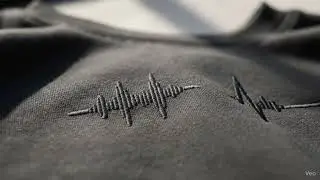 Soundwave Secrets: Quiet Luxury Embroidery Personalized CUSTOM Sweatshirt | Discreet Hidden Message