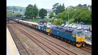 47614 & 47593 at Totnes on Cornish Riviera Statesman   02/06/21