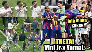 🚨TRETA NO EL CL&Aacute;SSICO! VINI JR N&Atilde;O GOSTOU NADA E FOI PRA CIMA DE YAMAL 😱