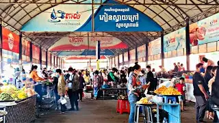 Walking Tour at Natural Resort in Kean Svay Ep 1, Kandal Province, Cambodia | Delicious Street Foods