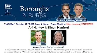 The Real Estate Market Review | Boroughs and Burbs EPISODE 3 | Ari Harkov | Eileen Hanford