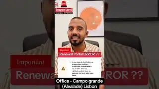 Renewal Portal ERROR ? Social seguranca & finance Fine/Multa ? ®Live Portugal By Harry | Advocate
